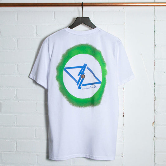 Matrefakt Attitudes To Life 001 Back Print - Tshirt - White